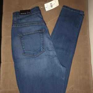 Classic High Waist Skinny Jeans- Medium Wash
